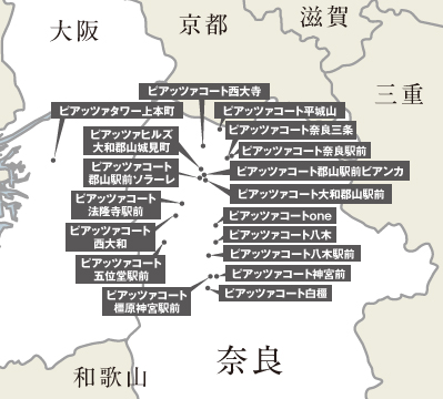 ピアッツァシリーズ地図